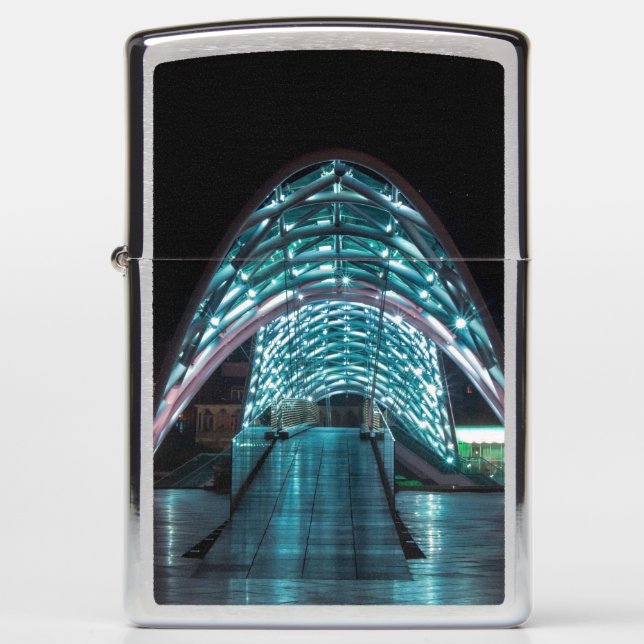 Bridge of Peace, Tbilisi, Georgia Zippo Lighter (Front)