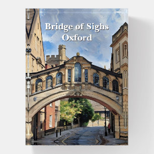 Bridge of Sighs in Oxford Acrylic Painting Paperweight
