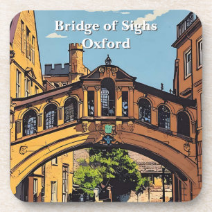 Bridge of Sighs in Oxford Poster Paint Beverage Coaster