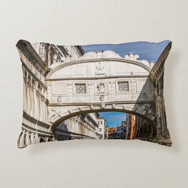 Bridge of Sighs, Venezia, Italy Accent Pillow (Front)