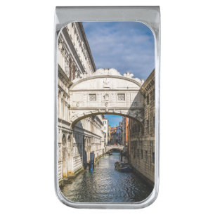 Bridge of Sighs, Venezia, Italy Silver Finish Money Clip
