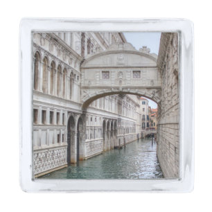 Bridge Of Sighs Venice Italy Silver Finish Lapel Pin