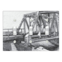 Bridge old pencilart  Monochrome Black & White
