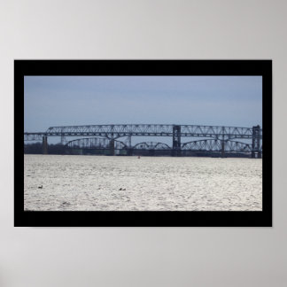 Bridge on the Delaware River Poster