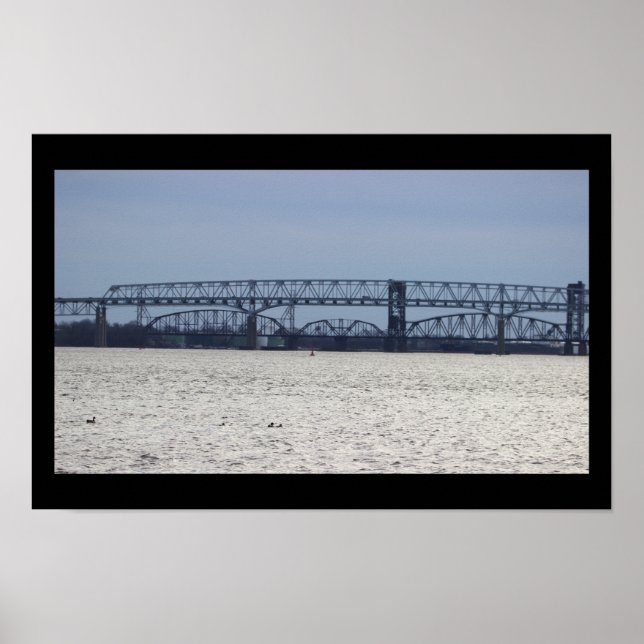 Bridge on the Delaware River Poster (Front)