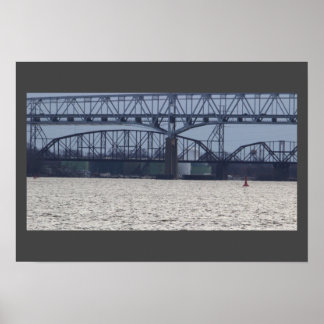 Bridge on the Delaware River Poster