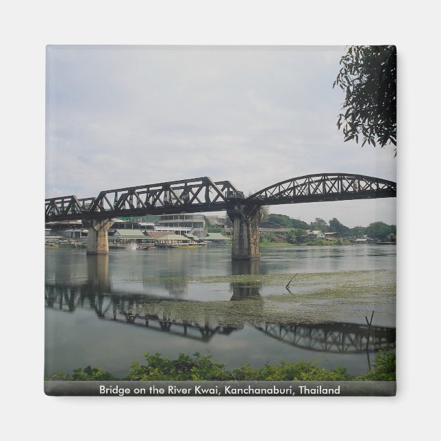 Bridge on the River Kwai, Kanchanaburi, Thailand Magnet (Front)