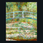 Bridge over a Pond of Water Lilies by Claude Monet Poster<br><div class="desc">Bridge over a Pond of Water Lilies by Claude Monet</div>