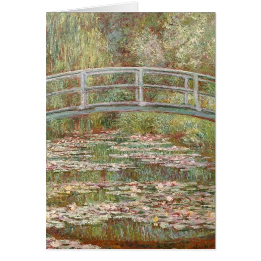Bridge Over a Pond of Water Lilies by Monet (Front)