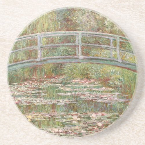 Bridge Over a Pond of Water Lilies by Monet Coaster