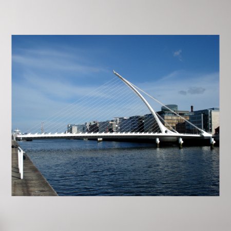Bridge Over Dublin Ireland River Poster