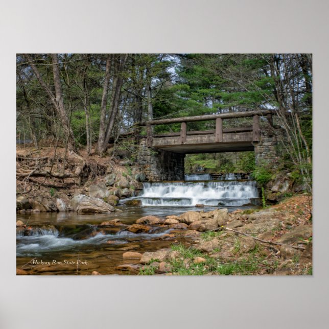 Bridge Over Hickory Run Poster (Front)