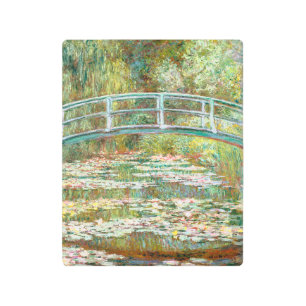 Bridge over Pond of Water Lilies Claude Monet Metal Print