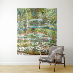 Bridge over Pond of Water Lilies   Claude Monet    Tapestry