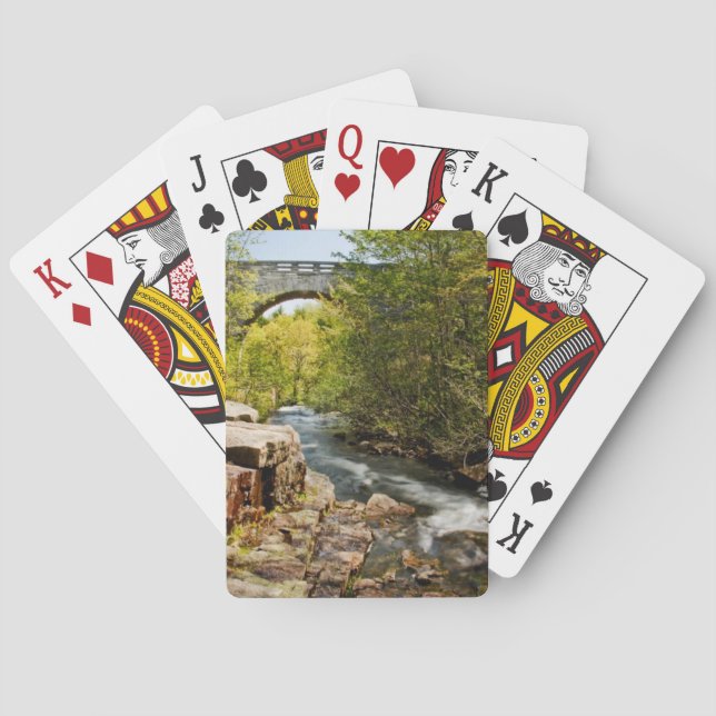 Bridge Over River Poker Cards (Back)