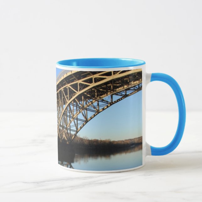 Bridge Over Schuylkill River Mug (Right)