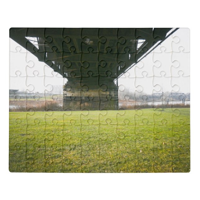 Bridge Over Scioto River Jigsaw Puzzle (Puzzle Horizontal)