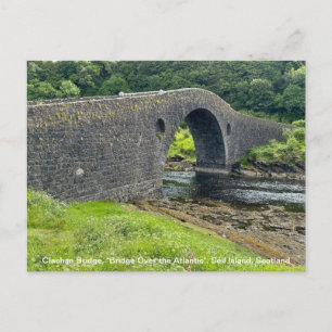 "Bridge Over the Atlantic", Seil Island, Scotland Holiday Postcard