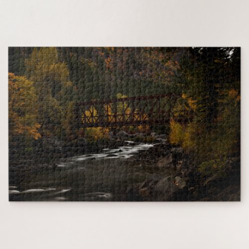 Bridge over the river jigsaw puzzle