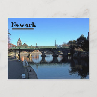 Bridge over the River Trent at Newark Postcard