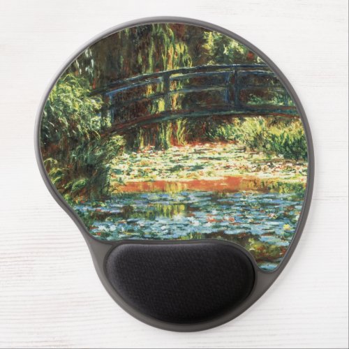Bridge Over the Waterlily Pond by Claude Monet Gel Mouse Pad