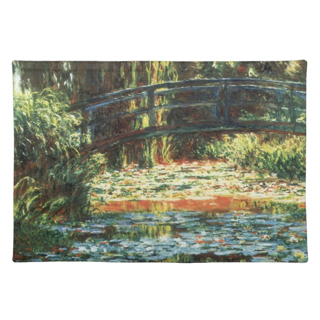 Bridge Over the Waterlily Pond by Claude Monet Placemat (Front)
