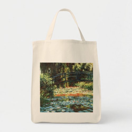 Bridge Over the Waterlily Pond by Claude Monet Tote Bag