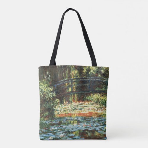 Bridge Over the Waterlily Pond by Claude Monet Tote Bag