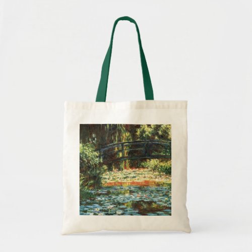 Bridge Over the Waterlily Pond by Claude Monet Tote Bag