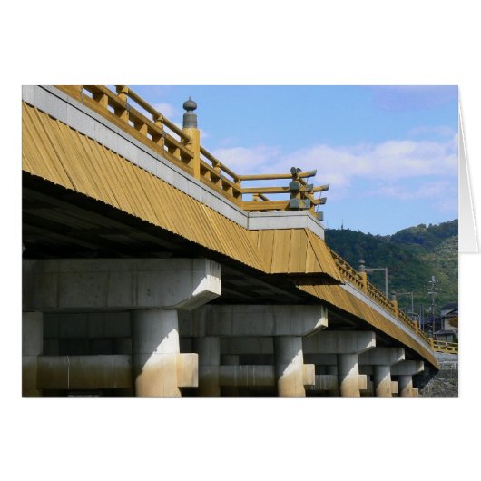 Bridge over Uji River Cards (Front Horizontal)