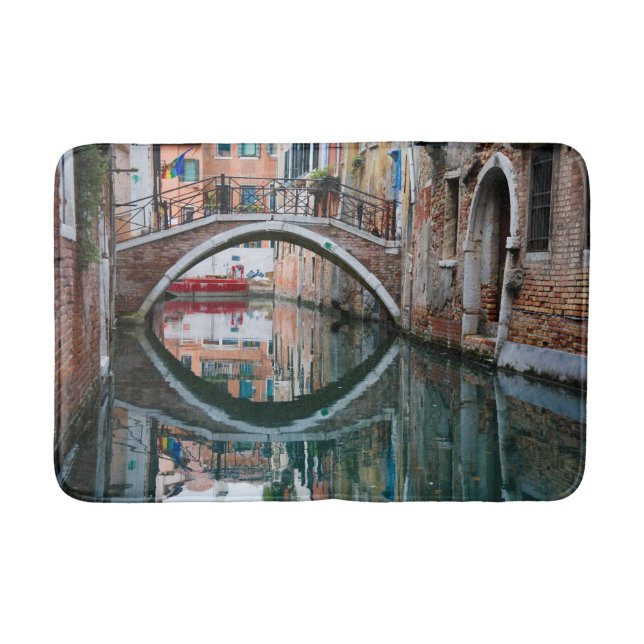 Bridge over Venice Canal Bath Mat (Front)