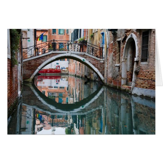 Bridge over Venice Canal Cards (Front Horizontal)