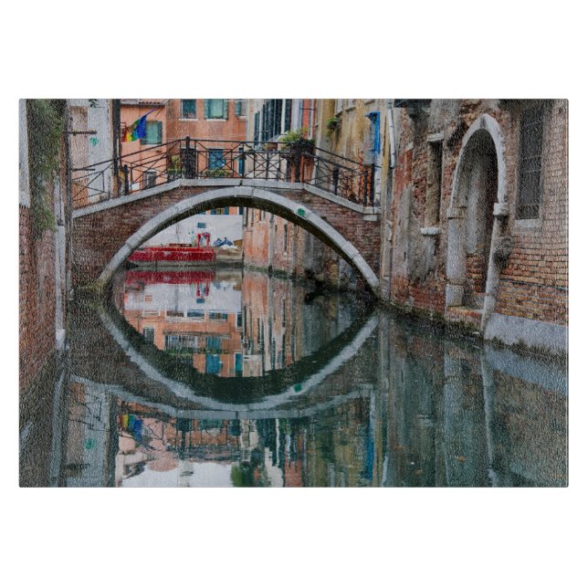 Bridge over Venice Canal Cutting Board (Front)