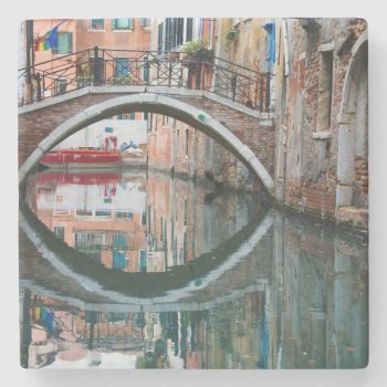 Bridge Over Venice Canal Stone Coaster by takemeaway at Zazzle
