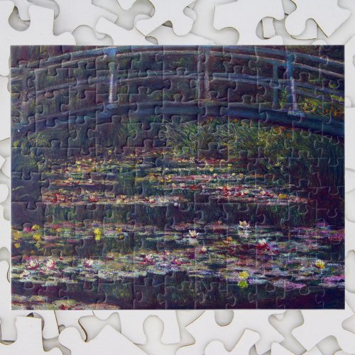 Bridge Over Waterlily Pond by Claude Monet Jigsaw Puzzle