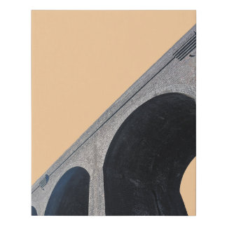 Bridge - Peach Fuzz Faux Canvas Print
