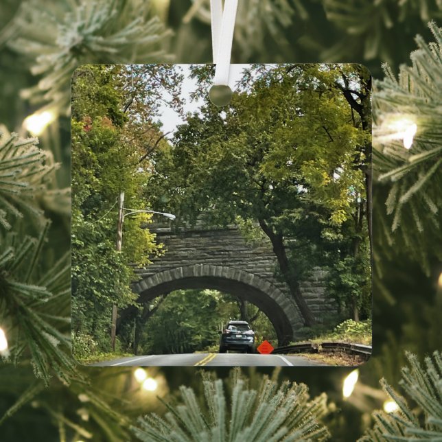 Bridge Photo Metal Ornament (Insitu)