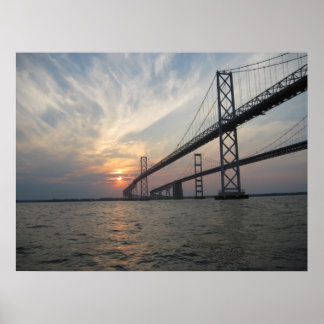 Bridge picture over the Bay Poster