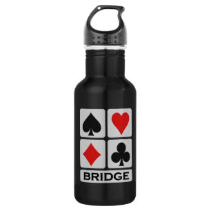 Bridge Player custom Water Bottle