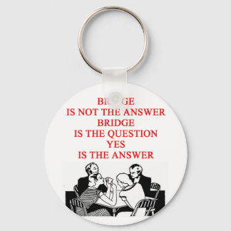bridge player design keychain