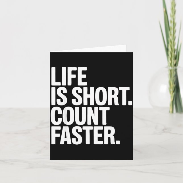 Bridge Player Funny Contract Bridge  Card (Front)