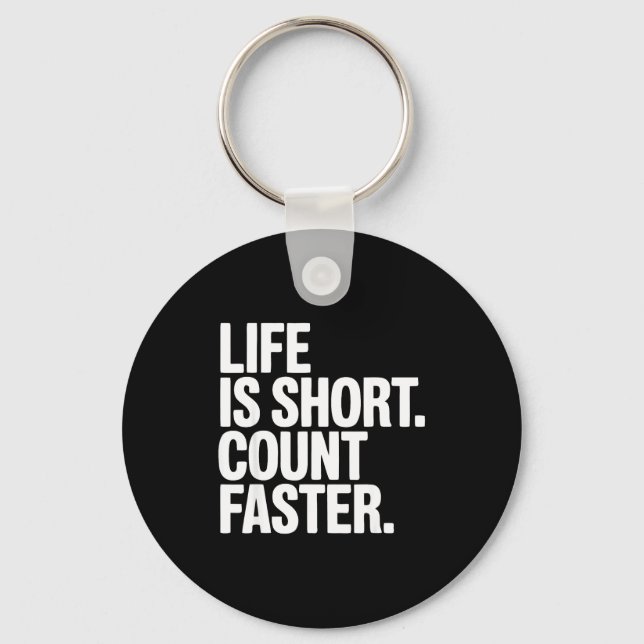 Bridge Player Funny Contract Bridge  Keychain (Front)