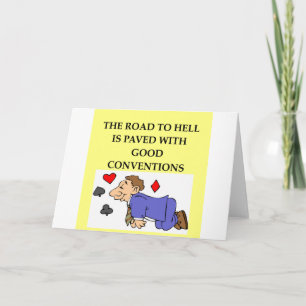 bridge player joke card