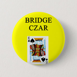 BRIDGE player joke Pinback Button
