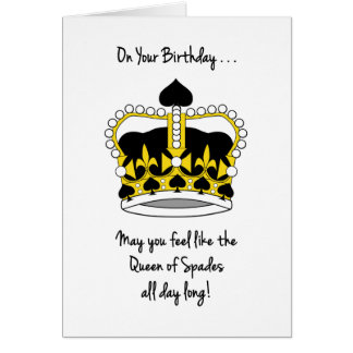 Inspirational 30 Queen Happy Birthday Card