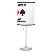 Bridge Players Do Not Have Triskaidekaphobia Table Lamp (Right)