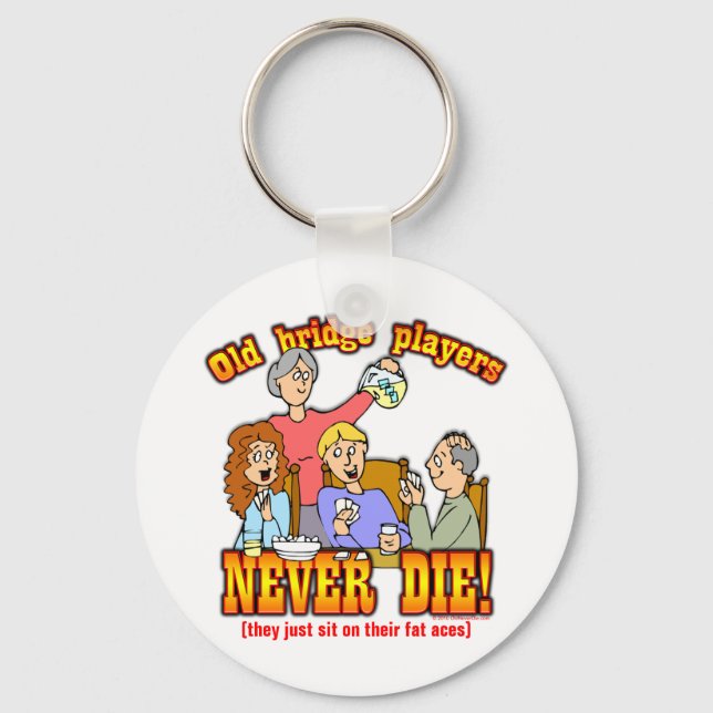 Bridge Players Keychain (Front)