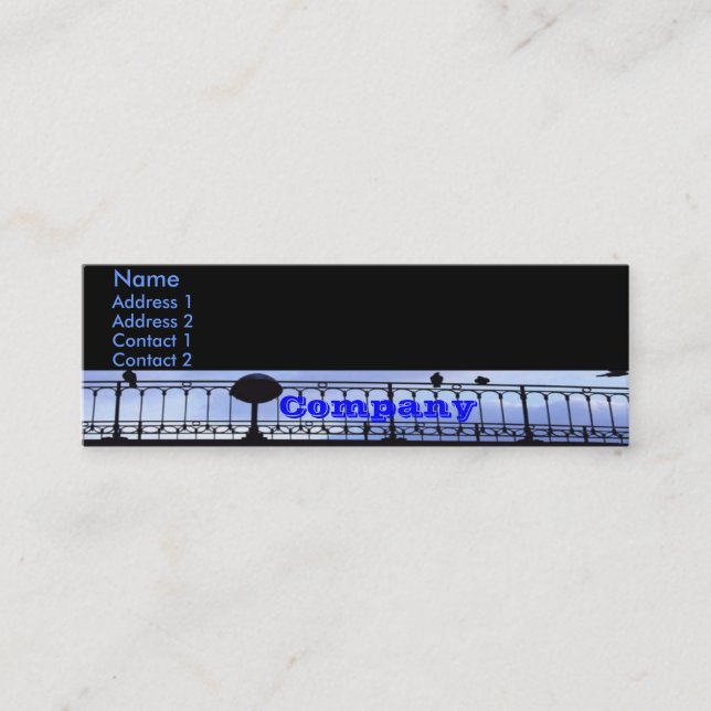 Bridge Railing Business Card (Front)