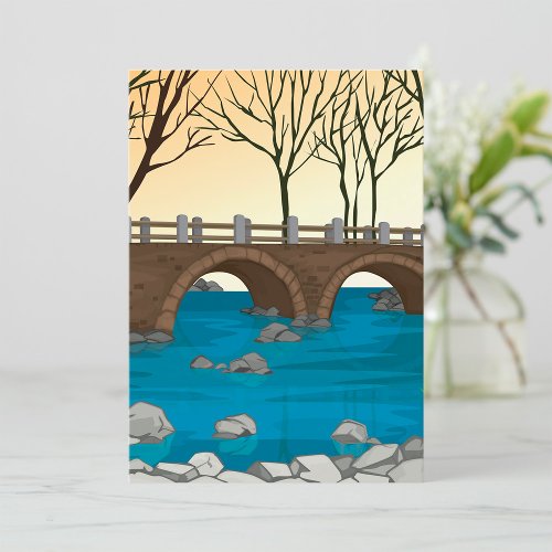 Bridge River Landscape Invitation