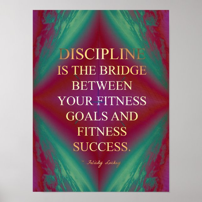 Bridge to Fitness Success Poster (Front)